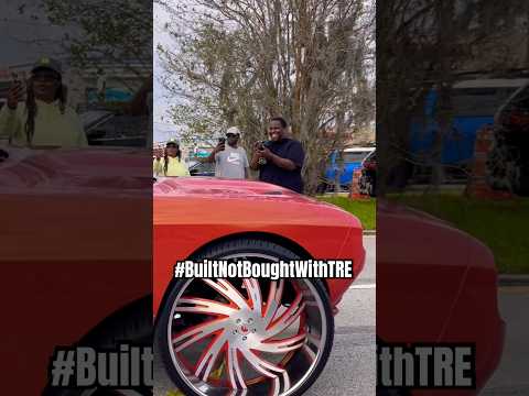 34 Inch Forgiato Rims On Outrageous Challenger @builtnotboughtwithtre #builtnotboughtwithtre