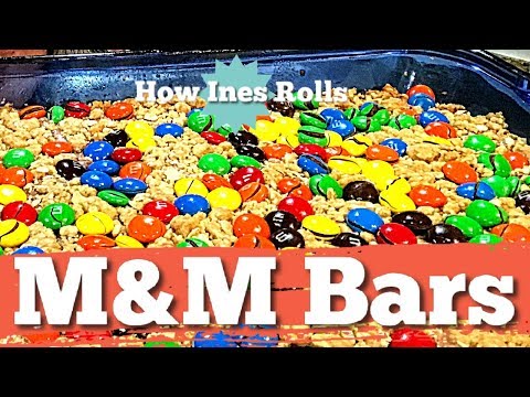 Delicious M&M Bars | Easy Dessert Tutorial & Recipe | *How Ines Rolls*