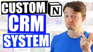 CRM System Tutorial with a fully CUSTOMIZABLE TEMPLATE