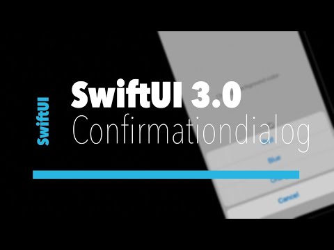 Confirmation Dialog in SwiftUI