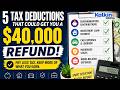 Five Tax Deductions That Could Put Thousands Back in Your Pocket