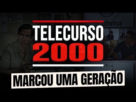 TELECURSO 2000: A VERDADEIRA HISTÓRIA DESSE PROGRAMA QUE MARCOU UMA GERAÇÃO!