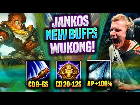 JANKOS BRINGS BACK WITH WUKONG WITH NEW BUFFS! - G2 Jankos Plays Wukong Jungle vs Nidalee! |