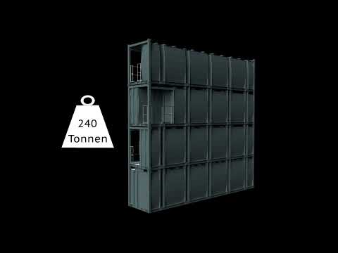 Stapelbare Tankcontainer (Video DE)