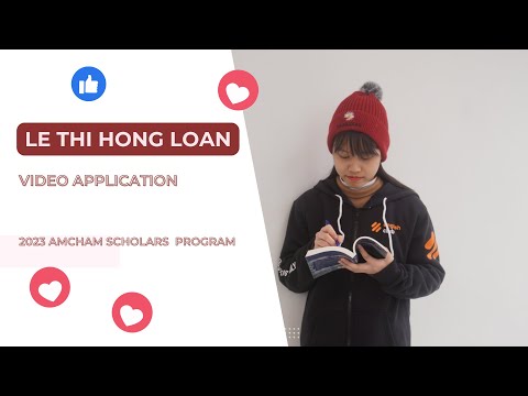 Amcham Scholarship 2023 - Le Thi Hong Loan - Foreign Trade University