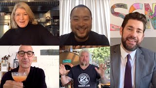 SGN Potluck with Martha Stewart, Guy Fieri, David Chang, & Stanley Tucci (Ep. 5)
