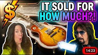 Ace Frehley's "go-to" guitar sold for a lot.  #acefrehley #kiss