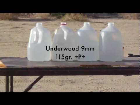 Underwood Ammo's 9mm 115GR. +P+  |  Ballistics101.com