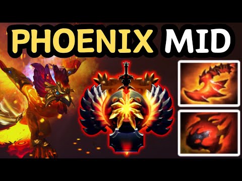 🔥 MID PHOENIX IS ACTUALLY BROKEN 💀 SUNRAY MELTS EVERYTHING | DOTA 2 🔥