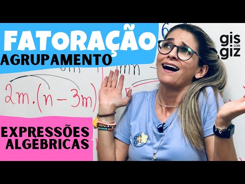 FATORAÇÃO de EXPRESSÕES ALGÉBRICAS POLINÔMIOS FATOR COMUM em EVIDÊNCIA Aula 1 Prof Gis