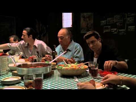 The Sopranos - Paulie's hilarious lecture about hygiene during dinner