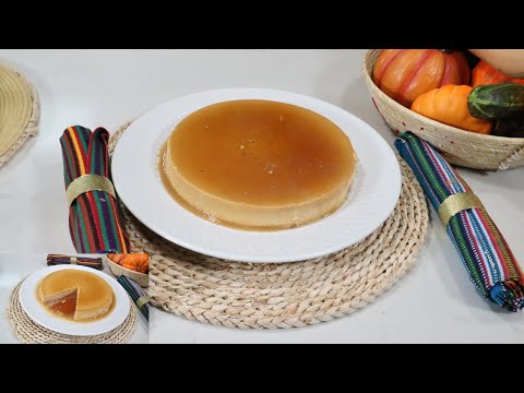Flan de Calabaza y queso crema. #flandecalabaza #cheesecake