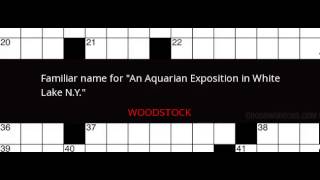 Familiar name for An Aquarian Exposition in White Lake N.Y. Crossword Clue Solution