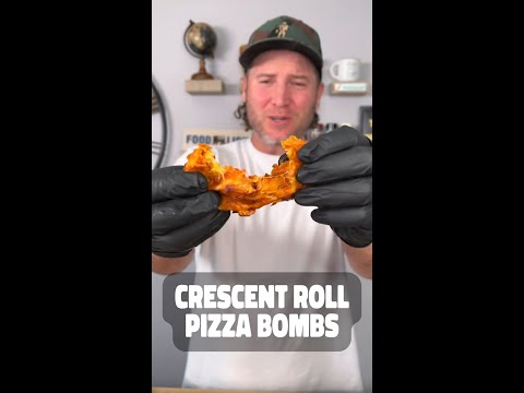Crescent Roll Pizza Bombs