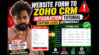 Website Form to Zoho CRM Integration Tutorial | Capture Leads Automati
