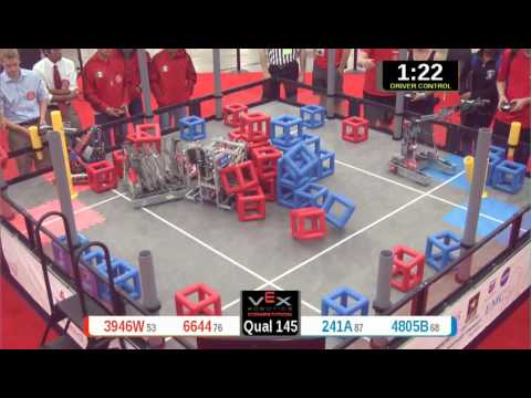 2015 VRC Arts Q145 - 3946W 6644 vs 241A 4805B - 42 to 30 - VEX Worlds 2015 - Arts Division