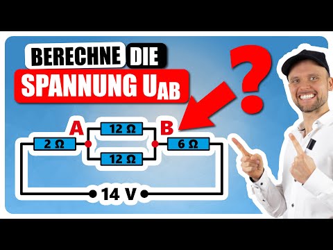 Spannung zwischen A und B berechnen  (Reihen- und Parallelschaltung)