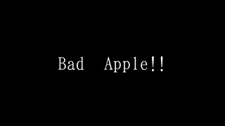 Bad Apple!!【文字pv】