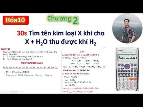 ✔ Hóa10| PP tìm nhanh tên KIM LOẠI thần thánh cực hay (Chương 2 hóa 10)