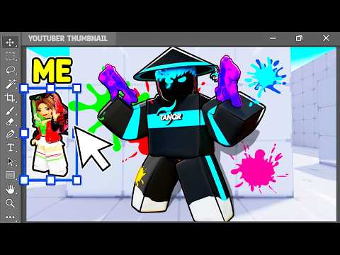 I Hid in Roblox YOUTUBERS Thumbnails..