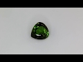 Green Tourmaline, drop cut, 3.18 ct Video 1