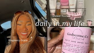DAY IN MY LIFE| military base housing tour, pregnancy scare, candles