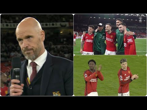 Manchester United Players Lap of Honour & Ten Hag Speech at Old Trafford ❤️