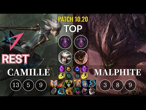 JT Rest Camille vs Malphite Top - KR Patch 10.20
