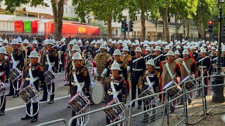 A Sea of Marines: Massed Bands of His Majesty’s Royal Marines &amp; Royal Navy Guard of Honour ⚓️