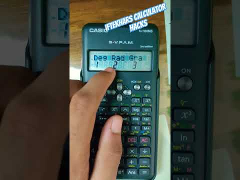 casio fx-100 ms calculator.How to convert radian mode.#shorts #calculator