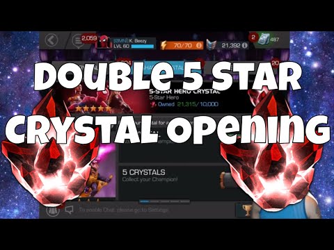 Double 5 Star Crystal Opening  l  Marvel Contest Of Champions