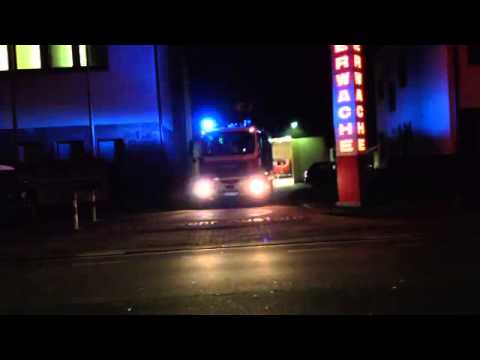 Einsatz Freiwillige Feuerwehr Dillingen LHF 1/29 und DLK 1/31