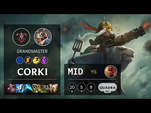 Corki Mid vs Annie - EUW Grandmaster Patch 11.22