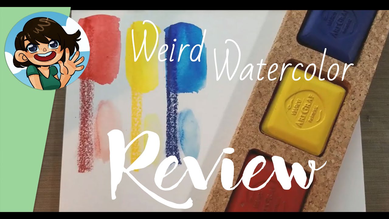 Weird Watercolors! ArtGraf Primary Colors: Unbox and Swatch