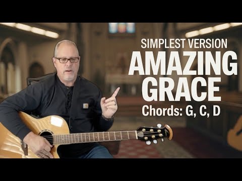 Easiest Way to Play Amazing Grace on Guitar!