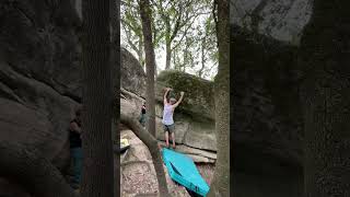 Video thumbnail of Lucky fall, 6b+. Savassona