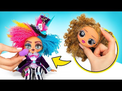 Turning ordinary doll into mad hatter from alice in wonderland