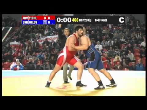 SEC-2013: 120 kg. Yeghiazaryan (ARM) - Orlov (UKR) 1/4