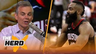 Colin Cowherd wasn't blown away by James Harden's triple-double against Orlando | THE HERD