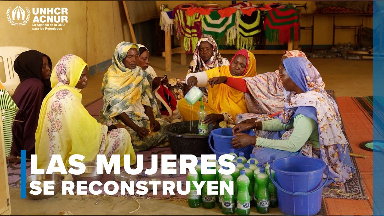 Tres años después de haber huido de la guerra, mujeres sudanesas están reconstruyendo sus vidas