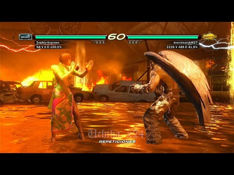 168_2 Anna Will (Sophia-Soprano) vs Devil Jin (mercenarykill27) - Tekken 6 ( Uchiha x24 ) Online 26