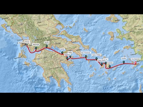 Sailing trip from Kos to Lefkas in Sept/Oct 2022