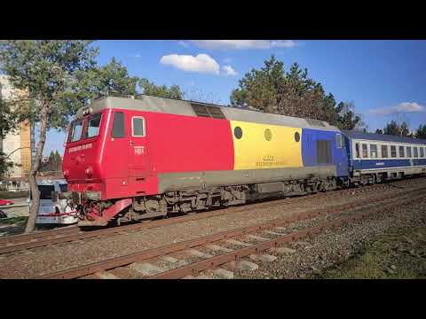 Trenuri si activitate feroviara in gara Baia Mare