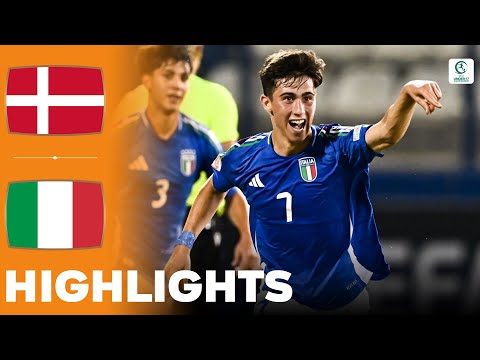 Italy vs Denmark | Highlights | U17 European Championship Semi Final 02-06-2024