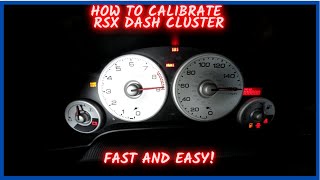 RSX DASH CALIBRATION
