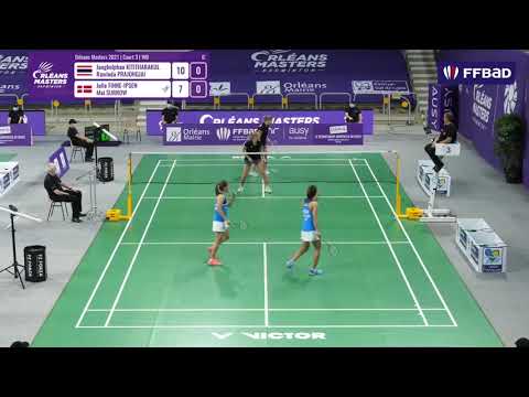 1/4WD | Jongkolphan KITITHARAKUL/Rawinda PRAJONGJAI - Julie FINNE-IPSEN/Mai SURROW | Orléans Masters
