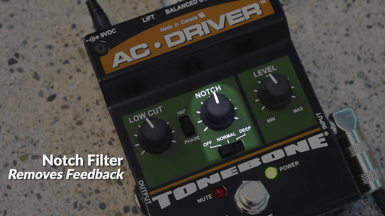 Radial AC-Driver Acoustic Preamp/DI Pedal