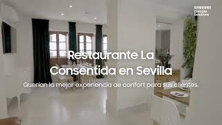 Samsung Restaurante La Consentida confía Cassette WindFree™ anuncio