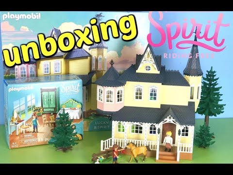 Playmobil Pferde Spirit Riding Free - Wohnhaus 9475 und Zimmer 9476 Unboxing - Kinder Spielzeugwelt