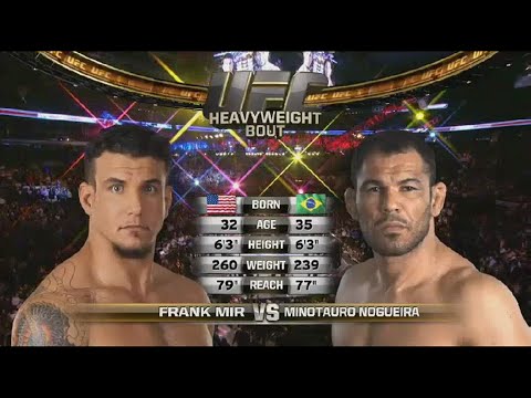 Frank Mir vs Minotauro Nogueira UFC 140 UFC Fight Night